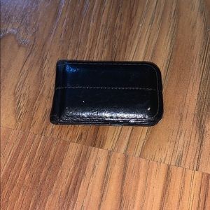 Leather Polo Money Clip